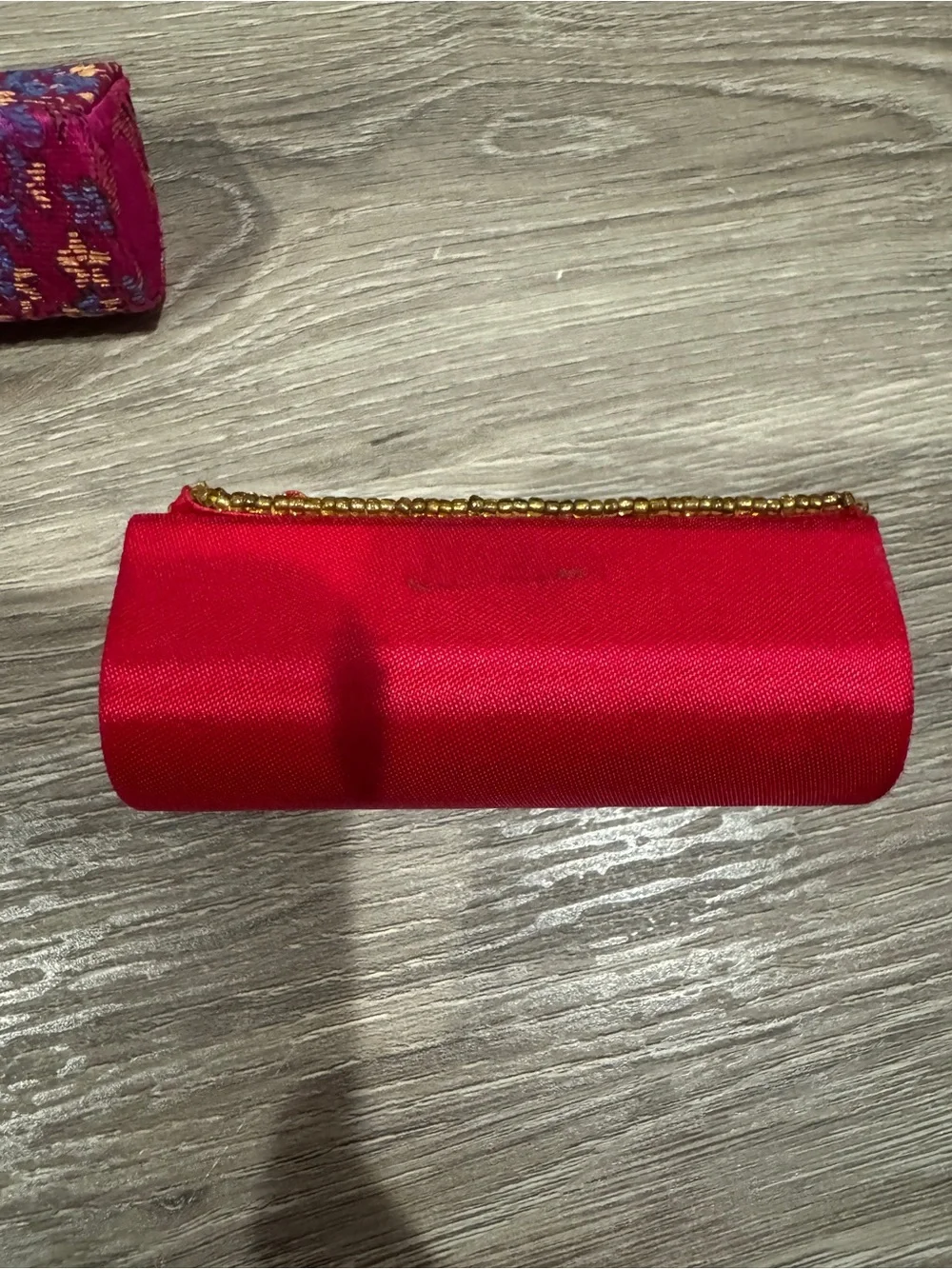 Two Pink Lipstick/Coin Cases - Good Condition